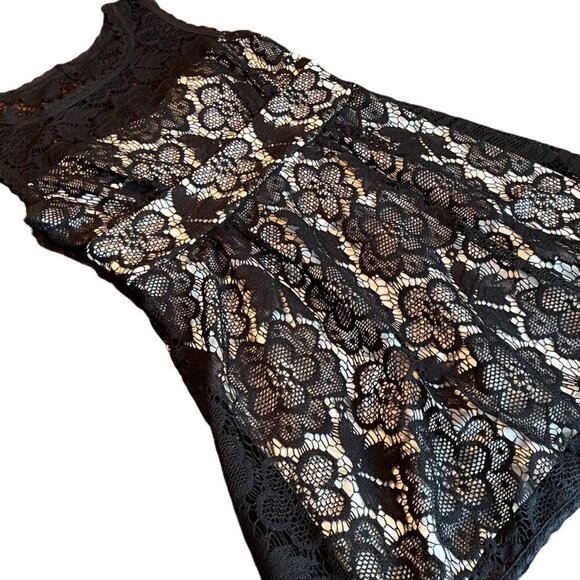 B. Darlin Black Lace Dress XL - Picture 2 of 12